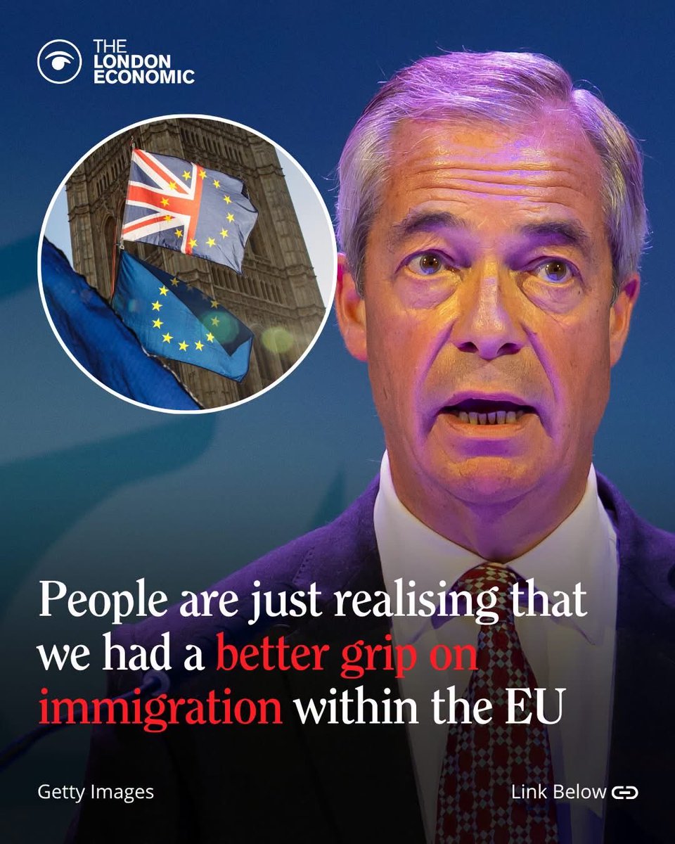 martindvz's tweet photo. Farage and Brexit caused the increase in uncontrolled immigration. https://t.co/4meGpzv6ON