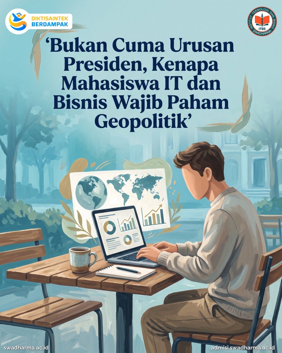 itb_swadharma's tweet photo. Ketegangan geopolitik bisa memicu kelangkaan cip global, bahkan harga laptop sampai melambung tajam. Pahami dinamika dunia agar siap menghadapi tantangan industri!
Cek info lengkap di https://t.co/cLedl1huS2
#SupplyChain #ITBSwadharma #Geopolitik #GeopolitikDunia #MahasiswaKritis https://t.co/vSkbbDkdD2