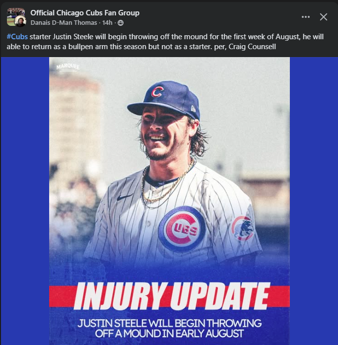 cjsteiskalsr's tweet photo. @J_Steele21 
The comeback continues https://t.co/YRiAir2XQn