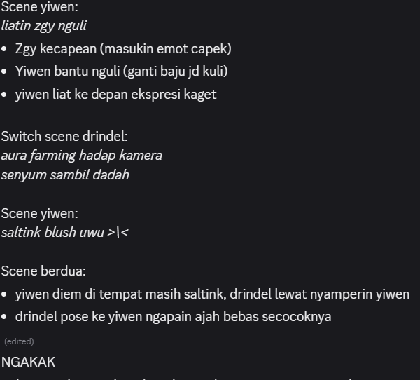 atensiasu's tweet photo. ktika mnikah di wwm untuk konten, brief konten nya juga ada jirs meeting zoom untuk brief next konten dikejar dedline https://t.co/qgRbcLFh6i