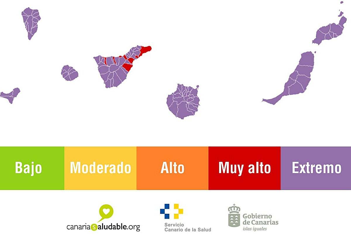 canarias7's tweet photo. 🚨Canarias se declara en riesgo extremo de radiación ultravioleta y piden no exponerse al sol https://t.co/bc2NaIVLv1 https://t.co/DzQl5MXnz7