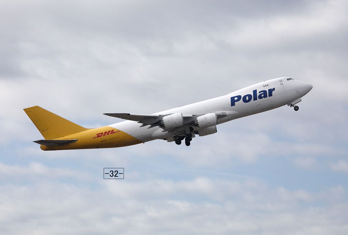 ポーラーエアカーゴ Polar Air Cargo N851GT Boeing 747-87UF/SCD 成田