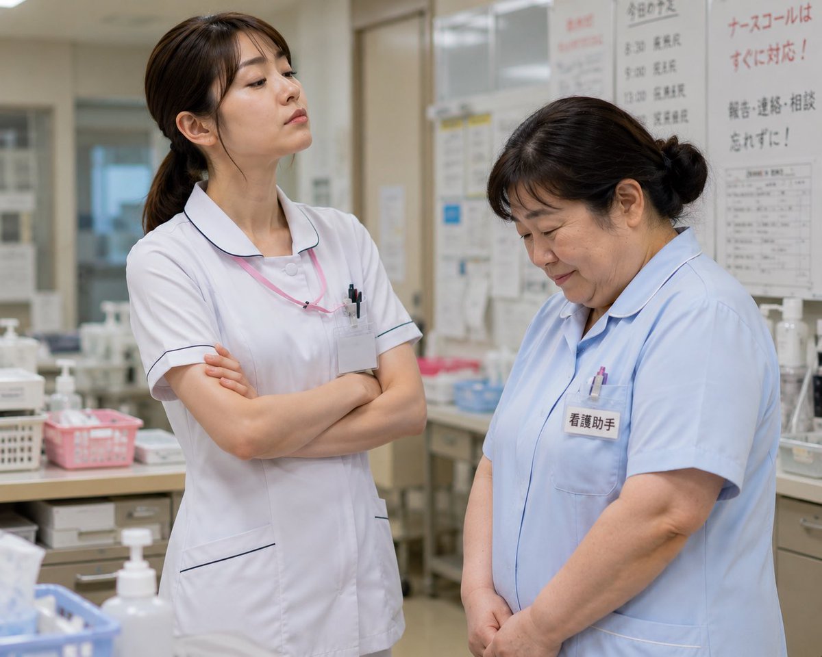CareerNsnisan's tweet photo. こんな看護師いませんか？
看護助手さんや介護士さんには強気なのに、
医師や師長には急に低姿勢。
相手で態度を変える人は、信頼はされない。
「職種」ではなく「人」を尊重できるべき https://t.co/kSZDVCwiTx
