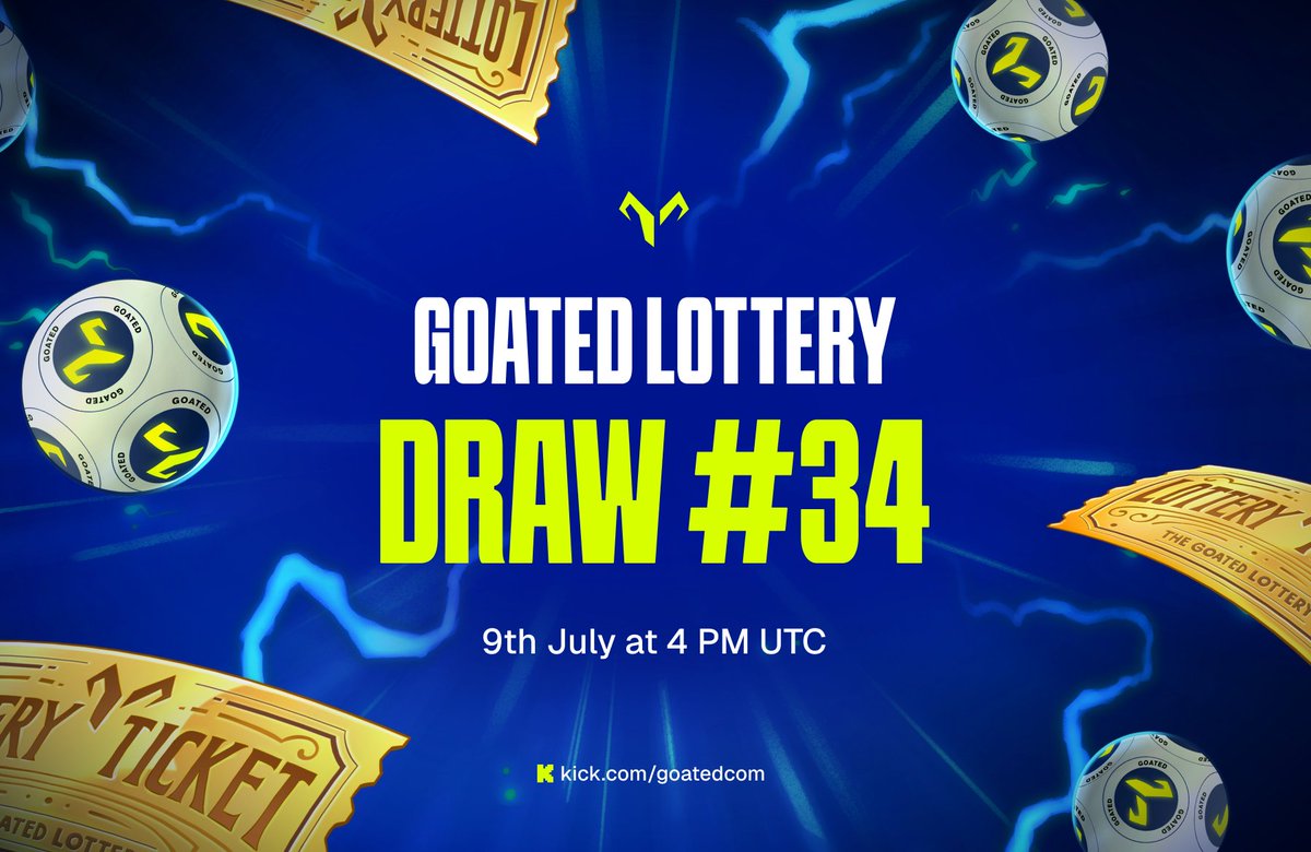 goatedcom's tweet photo. We're back for another Lottery Draw TONIGHT 🎱

Hop on tonight's stream to catch the numbers live, win free flowing bonus buys, play trivia and more.

https://t.co/EhWzJONWEO

As always drop your tickets + Goated IDs below, we'll pick two to win a $60 bonus buy each 👇 https://t.co/v13vTq6BW6