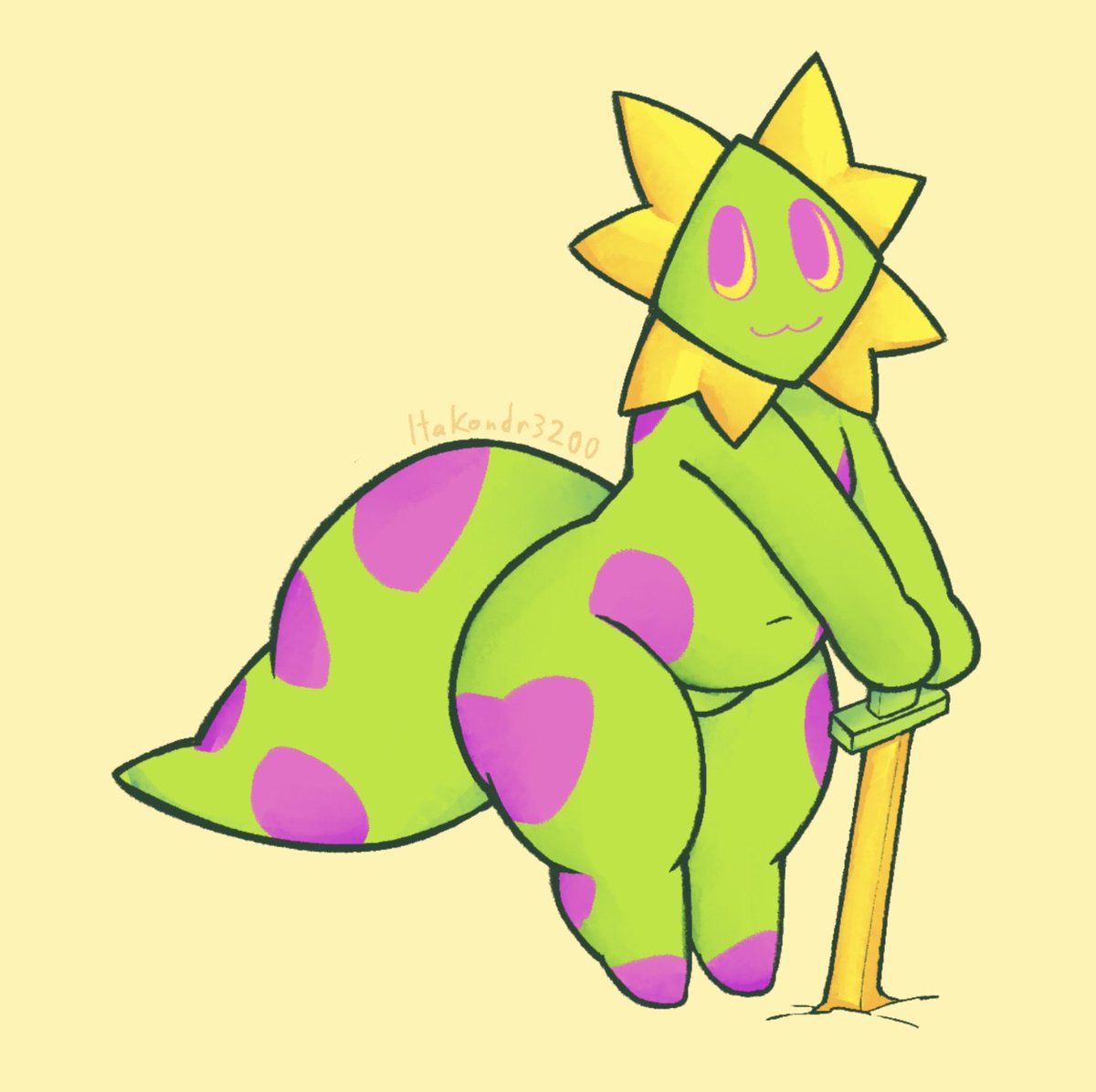 ItaKondr3200's tweet photo. anthro floradinn :3
#deltarune #floradinn https://t.co/O9PXLgUny5