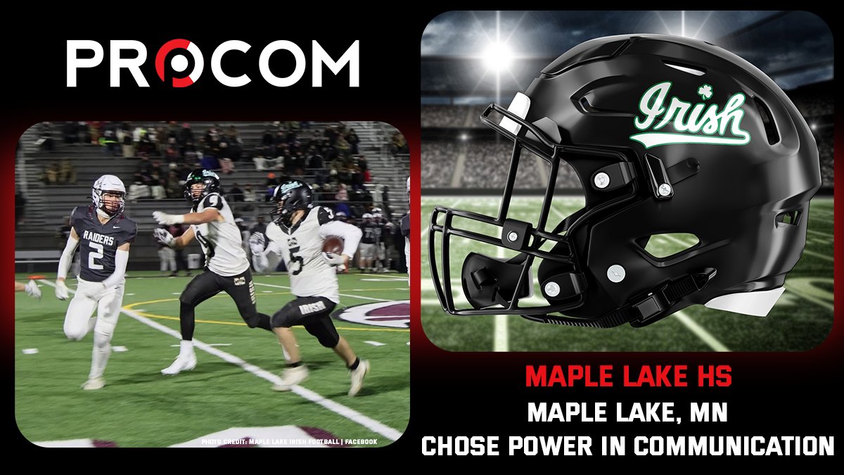 ProComHeadsets's tweet photo. Let’s hear it for @ML_IrishAD,now repping the #ProCom team! Thanks for choosing us, here’s to a strong season! @SuptMikeRowe #IrishPride🍀

#CommunicateLikeAPRO #ReliableSidelineCommunication https://t.co/dF1nox2Ra4