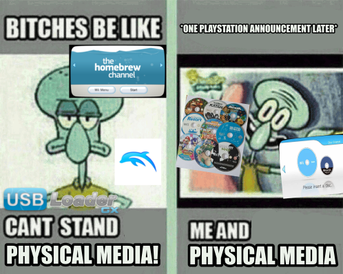 AdamThePooi's tweet photo. I thought y’all hated physical media lmao https://t.co/TXHci1eAvS