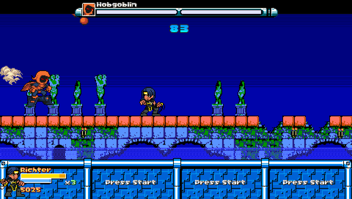 brazilmugenteam's tweet photo. Spidey's arch-nemesis are crashing the party in Pocket Dimensional Clash 3 🙂
And if you know this stage, you know the music too.
#indiegame #beatemup #openbor https://t.co/MyjYfgbsZy
