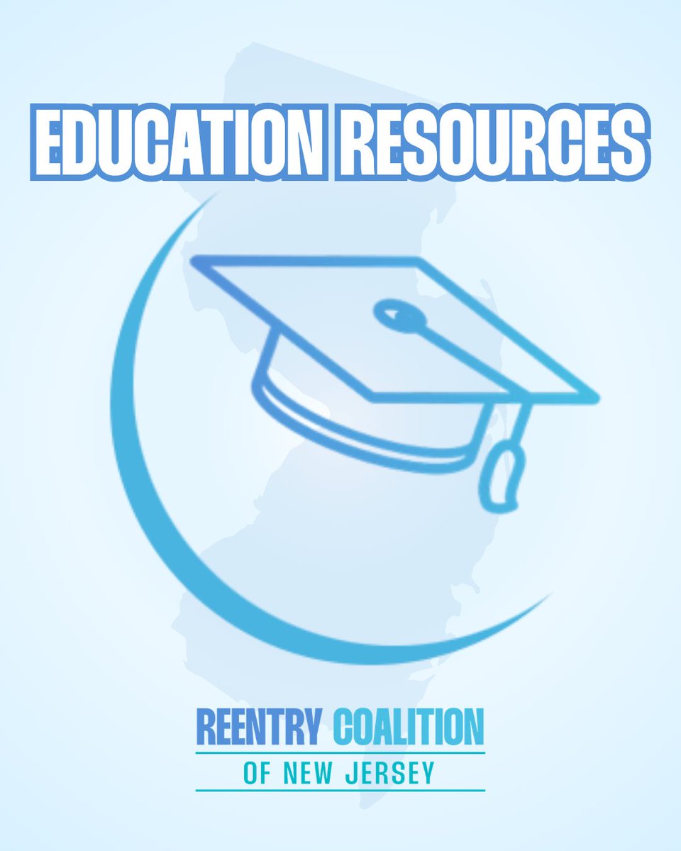ReentryCoNJ's tweet photo. At The Reentry Coalition of New Jersey, we advocate for the vital role education plays in the reentry process – creating pathways to employment, stability and opportunity. 📚📝

Explore our educational resources and learn more here: https://t.co/zafTmF0kX2 https://t.co/VoLng7cvir