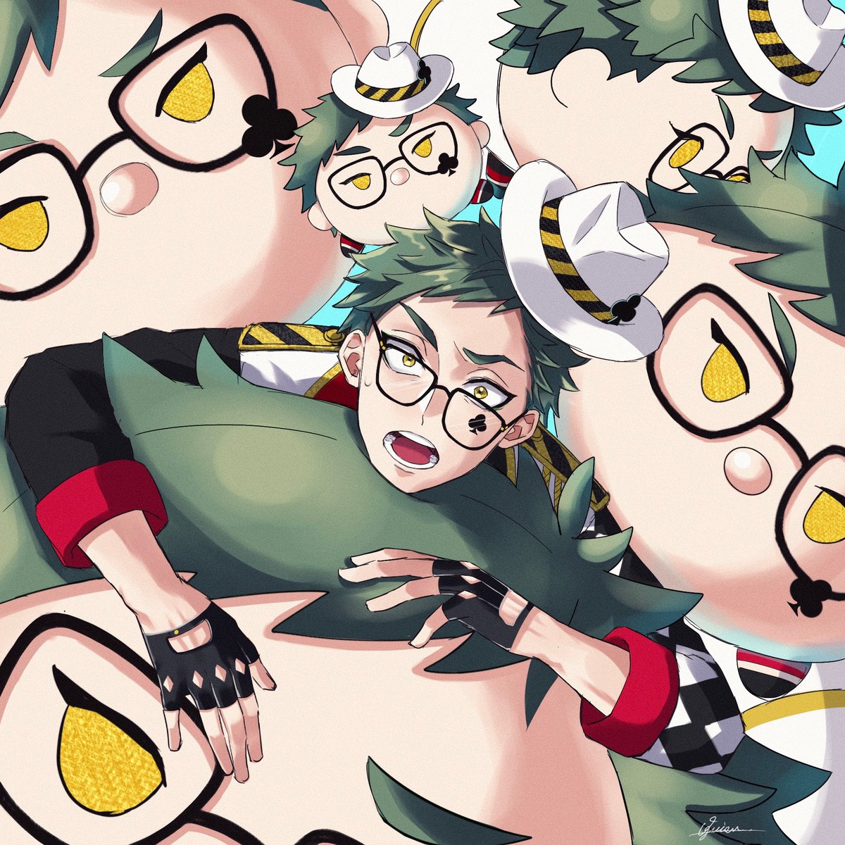 haha_joudandayo's tweet photo. ♣️実装おめでとう～‼️㊗️
 #ツイステファンアート https://t.co/MpWUE1HCu6
