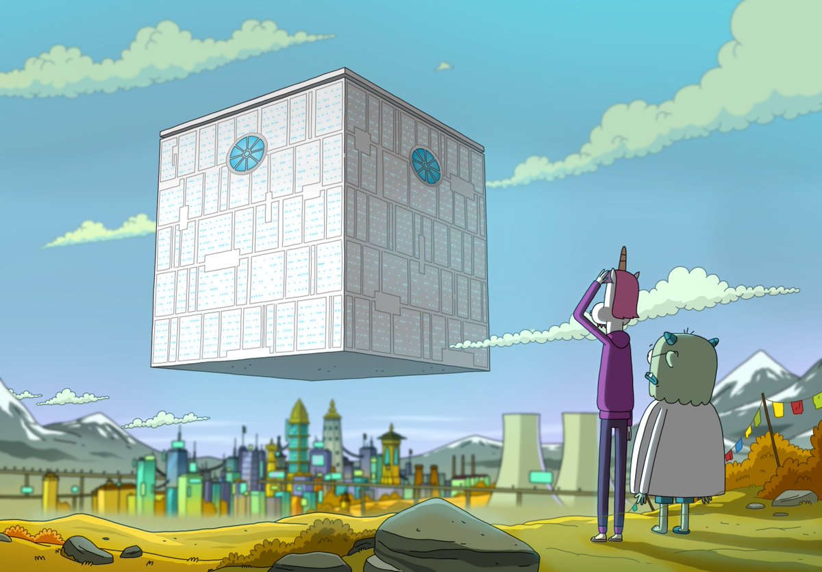 tmm_eth's tweet photo. Fun fact about the muffinverse.

When creating Take My Muffin, the team didn't just build a story about several characters.

They built an entire world.

Many of the companies, products, advertisements, brands, and locations you see in the background were intentionally designed with their own history, logos, identities, and internal lore. 

Some of them appear on screen for only a few seconds.

But they still exist as part of the larger universe.

This means that whenever you're watching an episode, you're usually seeing only a tiny fraction of what's actually happening in the world of TMM.

Because in the muffinverse, even the background chaos has a story.

And honestly... that's exactly how we like it.
