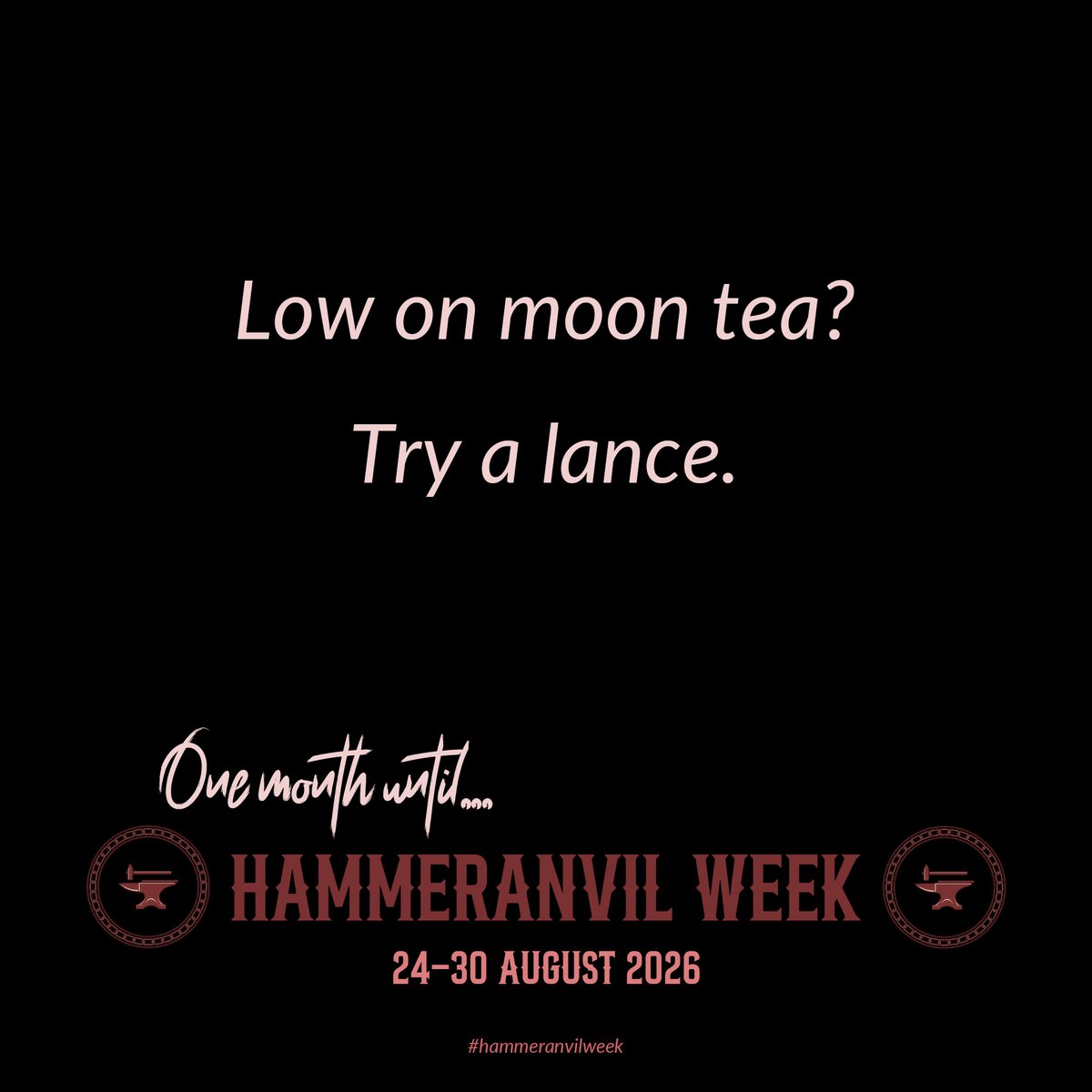 hammeranvilweek's tweet photo. One month to go until #hammeranvilweek!
#hammeranvil #baekar

Looking back on our fandom's early days with a classic by @nikoblasto: https://t.co/WcbbaAut3h
