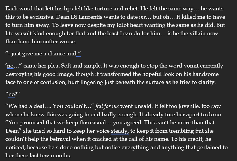 UnreliableTeas's tweet photo. here's a lil snippet of what I've got so far and despite what character wiki I've got open, I'm actually in this for my man Dean Di Laurentis (not that I don't love beau and would absolutely write for him) https://t.co/IUIsOHABpz
