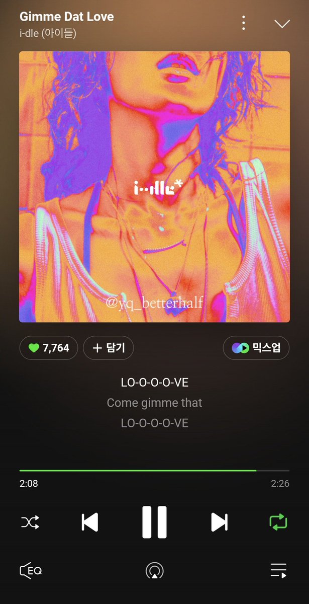 YQ_BetterHalf's tweet photo. 아이들 야르💕💕

#아이들 #idle
#We_made
#Gimme_Dat_Love 
#Gimme_Dat_Love_plus_Love https://t.co/T4giw9pG87