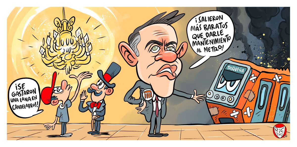 monerorictus's tweet photo. "Candelabros". Cartón publicado en @ElFinanciero_Mx https://t.co/ht8V5YaUfI