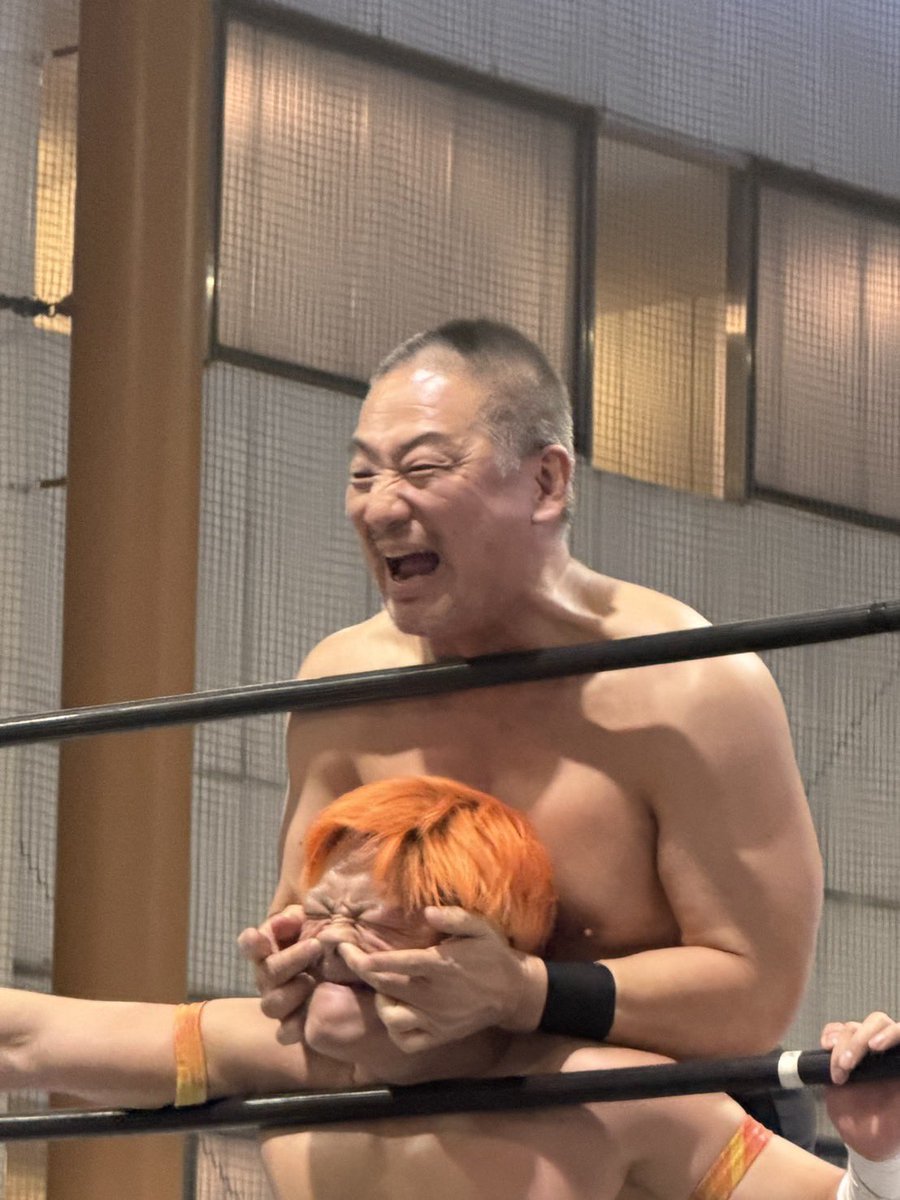 tansen1020's tweet photo. いつも笑わせてくださり感謝ෆ꒡ .̮ ꒡ෆ

#DDT
#高木三四郎 https://t.co/4tSNT3n06A