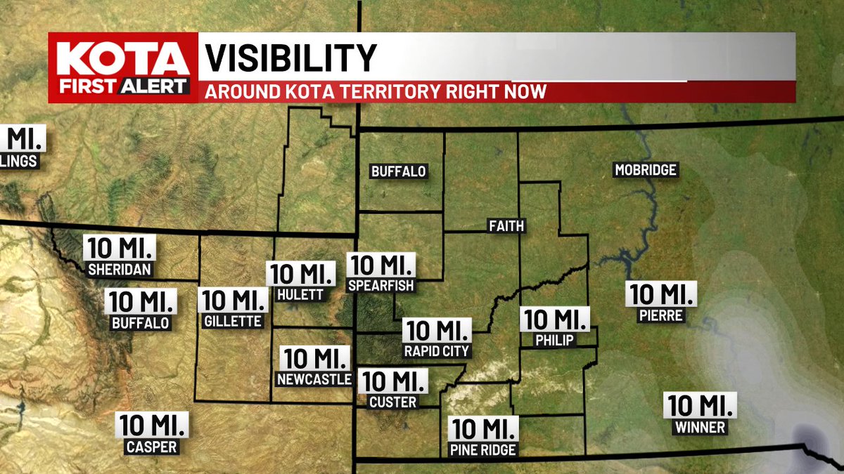 danncianca's tweet photo. Watch out for patchy fog out on the plains this morning, mainly in Ziebach, NE Meade, SE Perkins, E Pennington, and W Jackson counties.
#SDwx https://t.co/kgF3tdGyoq