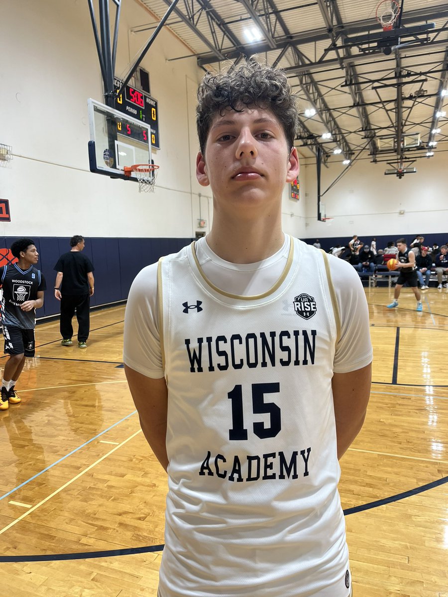 WiscoAcademy's tweet photo. 15U Wi Academy UA Rise - Slaby won game 1 of the @RiseCircuit 57-55 over All Arkansas - Red. 

6’0 Andrew Dillin (@DillinAndrew13) - 19pts

30’ 6’3 Brock Weeden - 10pts

6’6 Mason Bobholz (@masonbub34) - 8pts

6’0 Brady Uelmen (@BradyUelmen23) - 8pts

#WABFam https://t.co/F5aLsLxlu9