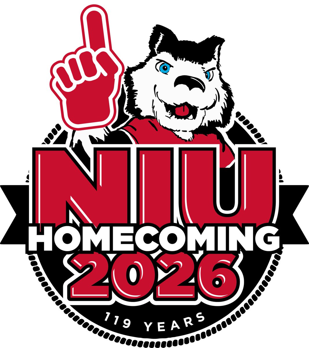 NIUlive's tweet photo. Save the date for our 119th Homecoming, Oct. 5-11, 2026! 🐾 Get a sneak peek of some events being planned to help welcome Huskies home: https://t.co/brn1o8g7k6 #HuskiePride https://t.co/3CM6surlIX