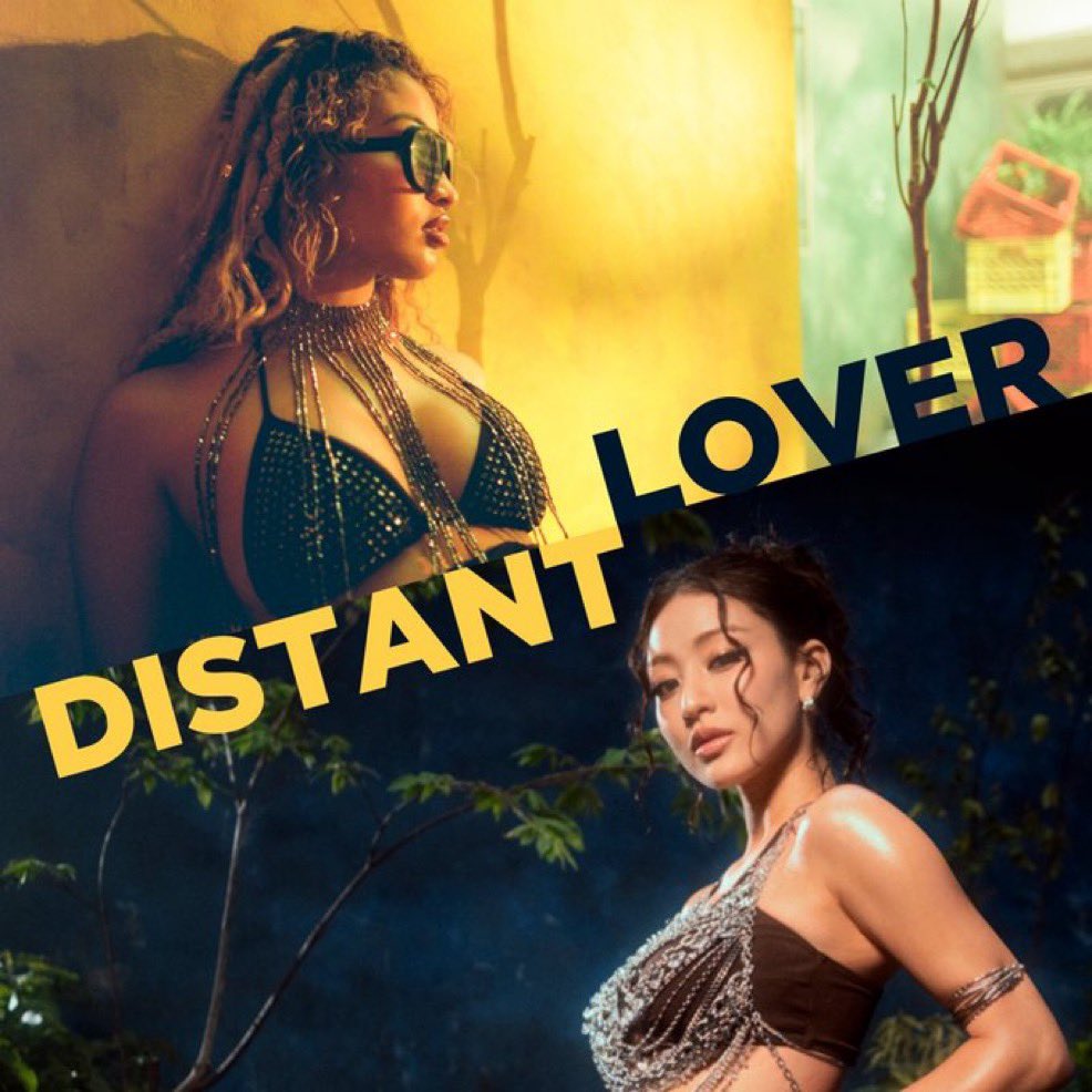 TwiceChartDatas's tweet photo. Distant Lover by Jihyo and Shenseea will be released in 14 hours. https://t.co/dYTQ70ldVz