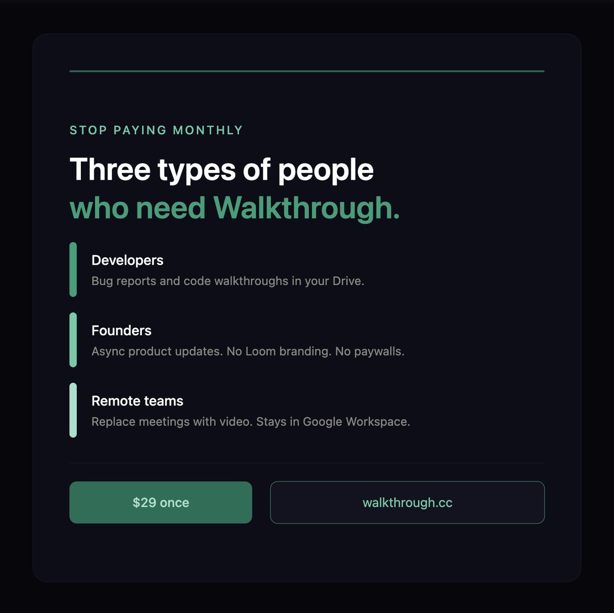 Walkthrough tweet media