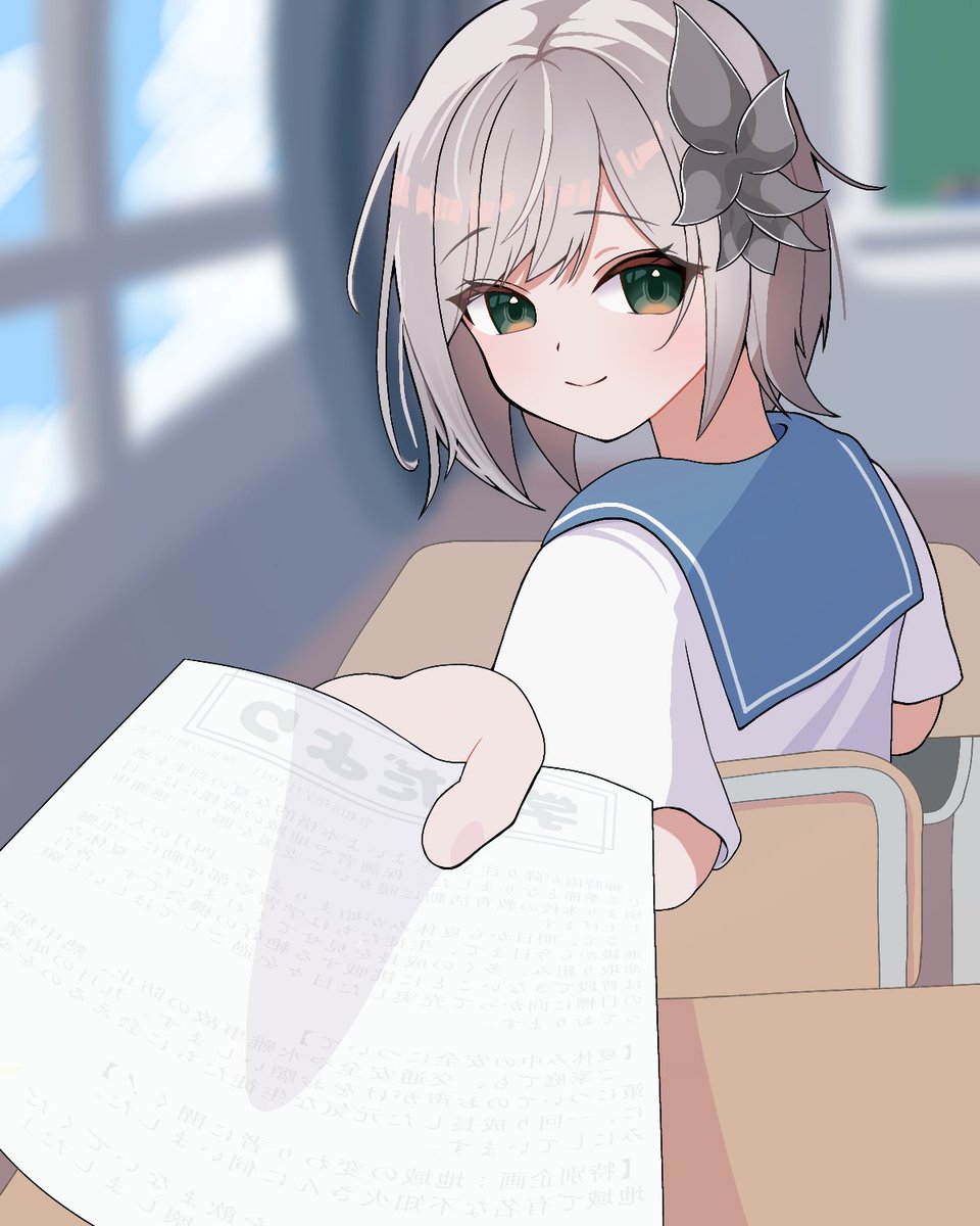 fbmtUTLvDT50764's tweet photo. 冰鞠さんはプリントを回す時に必ず振り返ってくれます https://t.co/EZNpjiz0ce