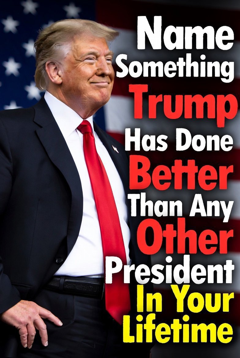 jenn25417's tweet photo. What’s something Trump has done better than any other President? Let’s hear your thoughts! 🇺🇸 https://t.co/Do2lFT1zRy