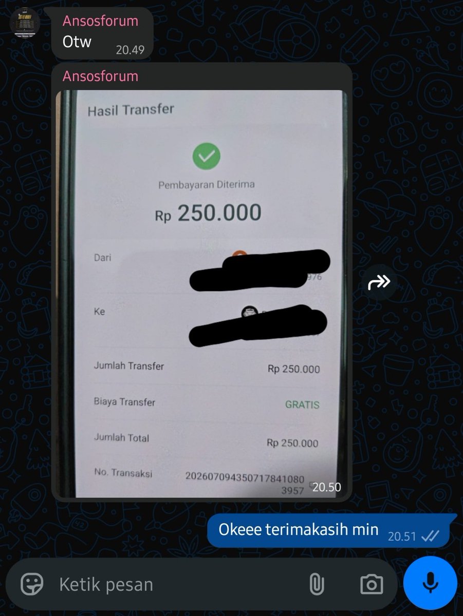Nautsz's tweet photo. Sold yaa rekber by ansos https://t.co/V8X826OXmu