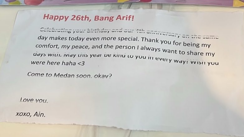 shepherdsbubi's tweet photo. Gatau cobaan apa lagi yang bakalan aku dan bang arif hadapi kedepannya, mungkin bakalan lebih goyang lagi haha. 

Selamat tanggal 9 juli yang ke 4 kali nya bang Arif!😋🤍 semoga tahun tahun berikut nya masi bisa kita lewatin bersama yaa 🫶🏻 https://t.co/V3rKoB0wFW