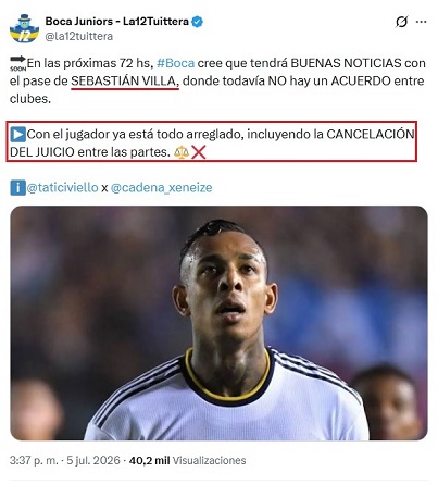 ElBlogdBoca's tweet photo. TODAS las NOVEDADES del #MercadoDePases de #BOCA CON 1 SOLO #Refuerzo CONFIRMADO #LeandroLozano FALTAN URGENTE 1 #Arquero + 1 #DefensorCentral + 1 #Delantero CON #GOL SIEMPRE LENTEJA #JuanRomanRiquelme CON MALA #Memoria INSISTE CON #SebastianVilla La INFO👉https://t.co/94Bo0E6EfH https://t.co/XaGLfa3XFP