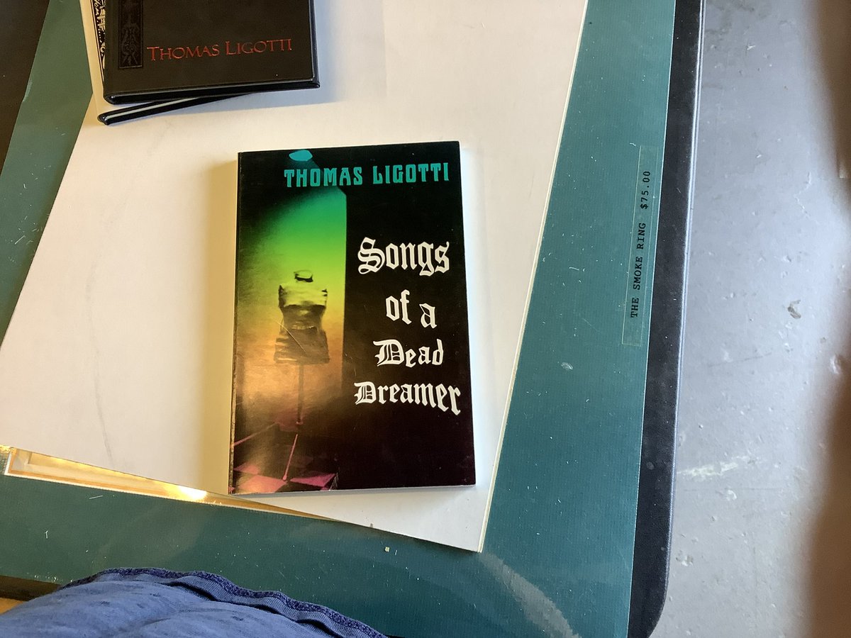 tfkellogg's tweet photo. Harry Morris Jr legendary fanzine Nyctalops provided Ligotti career the initial impetus.   Morris published his first collection, Songs of a Dead Dreamer. https://t.co/blVdPoYkST