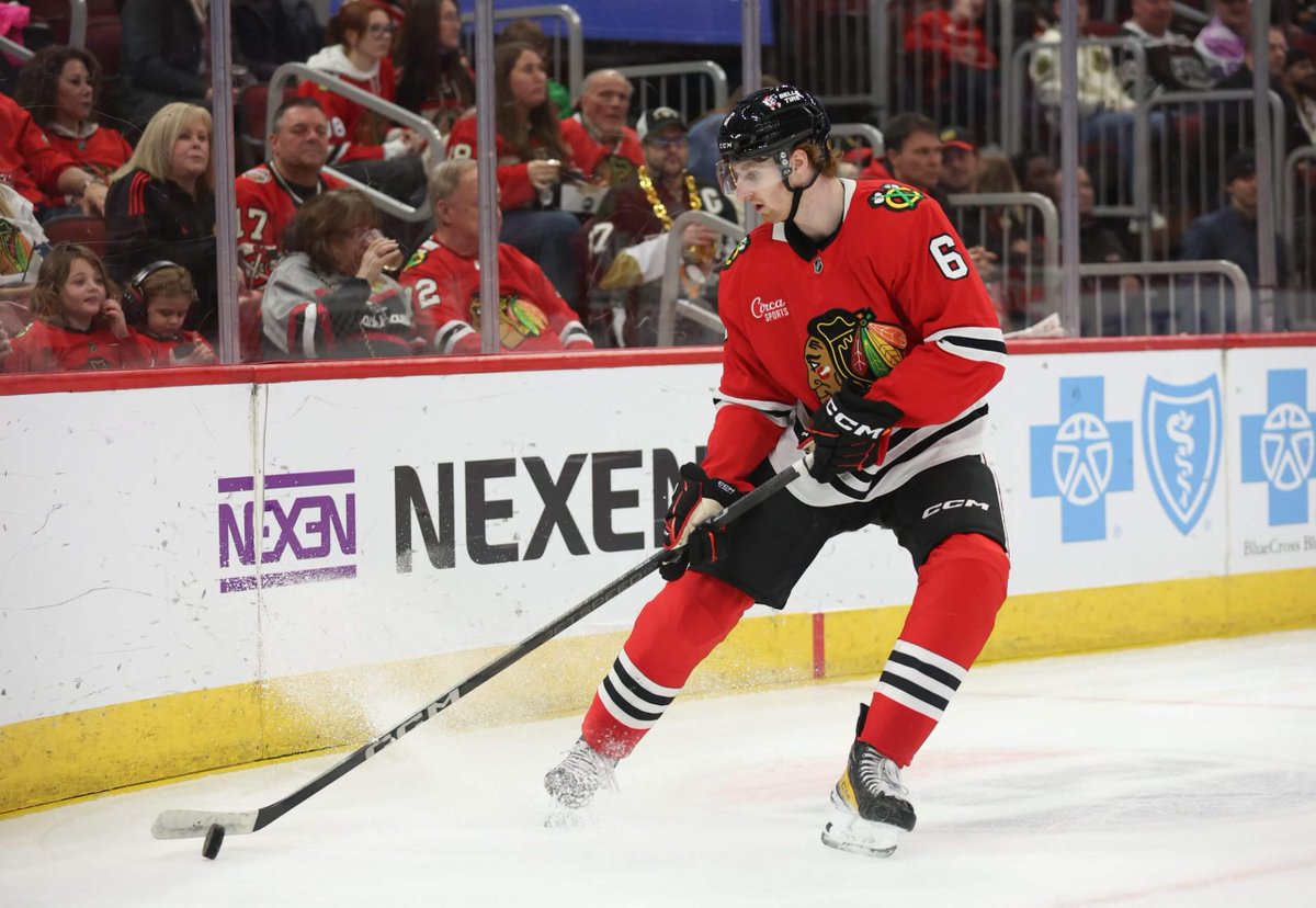 Harian_Mossa's tweet photo. Blackhawks fans have been critical of Kyle Davidson for not signing a big forward this Summer. 

Kyle says he is betting on the young core to move the team towards playoffs. 

So if that's the case, and he so strongly believes in them, why is he not signing them to team friendly contracts THIS SUMMER before they pop?

We have been told that these guys will take big steps this year. So why not give them contracts BEFORE they get really expensive next Summer?

So far, he only signed Frank Nazar. 

These guys are on final years of their rookie deals and will need contracts next Summer:

- Oliver Moore
- Ryan Greene
- Landon Slaggert
- Artyom Levshunov
- Sam Rinzel

If even two of these guys pop, they will want close to $8-10 million or more next year, with this bonkers salary cap.

I think if Kyle so strongly believes in them, you pay them this Summer. 

What's the strategy here? 

Hope these guys pop next year and we have to sign ALL OF THEM to crazy contracts in one Summer?

We are all looking at Connor's extension, but I think extending at least some of these guys this Summer is more important.