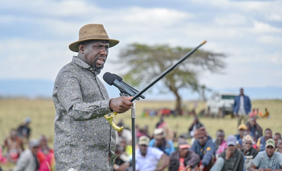 kipmurkomen's tweet photo. Held a consultative meeting with local leaders and security stakeholders at Lolmolok in Suguta, Samburu County, where I announced a raft of measures to weed out the remaining pockets of banditry in the region.

I called upon those who have not surrendered their arms in the county and neighbouring Baringo and Isiolo to do so voluntarily before we go for them.

We will also vet the National Police Reservists in the area and increase their number even as we build roads, security installations and mobile network coverage.

I was accompanied by the Inspector General of Police Douglas Kanja, DIG (APS) Gilbert Masengeli, GSU Commandant Johana Tonui and other senior Government officials.

Joining us were Governor Samburu Jonathan Lelelit, MPs Naisula Lesuuda (Samburu West) and Eli Letipila (Samburu North), former Governor Moses Lenolkulal and MCAs led by James Leleruk ( Suguta ward).