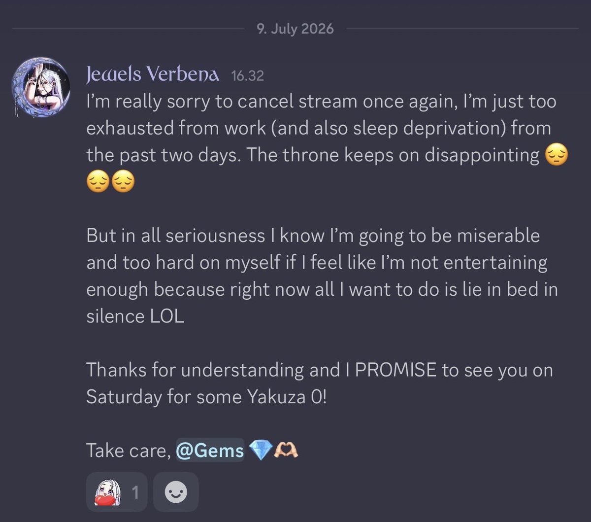 JewelsVerbena's tweet photo. An update from the falling throne ⚡️ https://t.co/lXKueKxjhZ