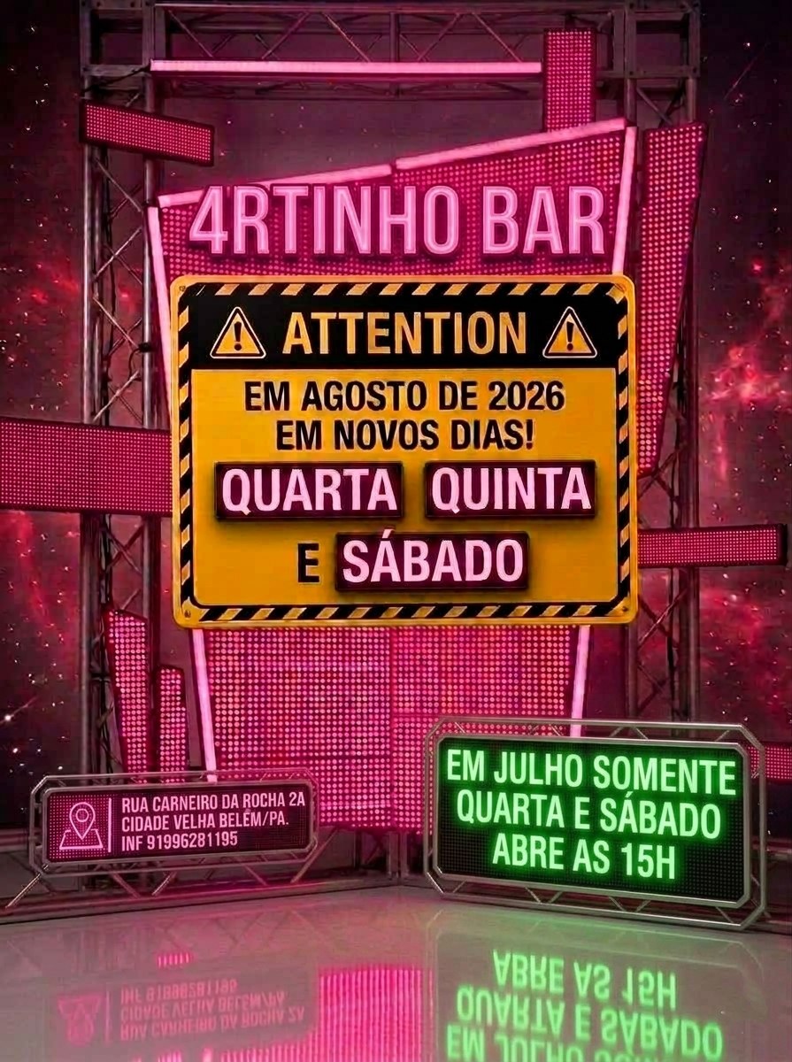 4rtinhobarx's tweet photo. https://t.co/TuOCyHTzxl
QUARTA E SÁBADO ABRE AS 15H
em agosto toda quarta quinta e sábado https://t.co/kMuapPLRw8
