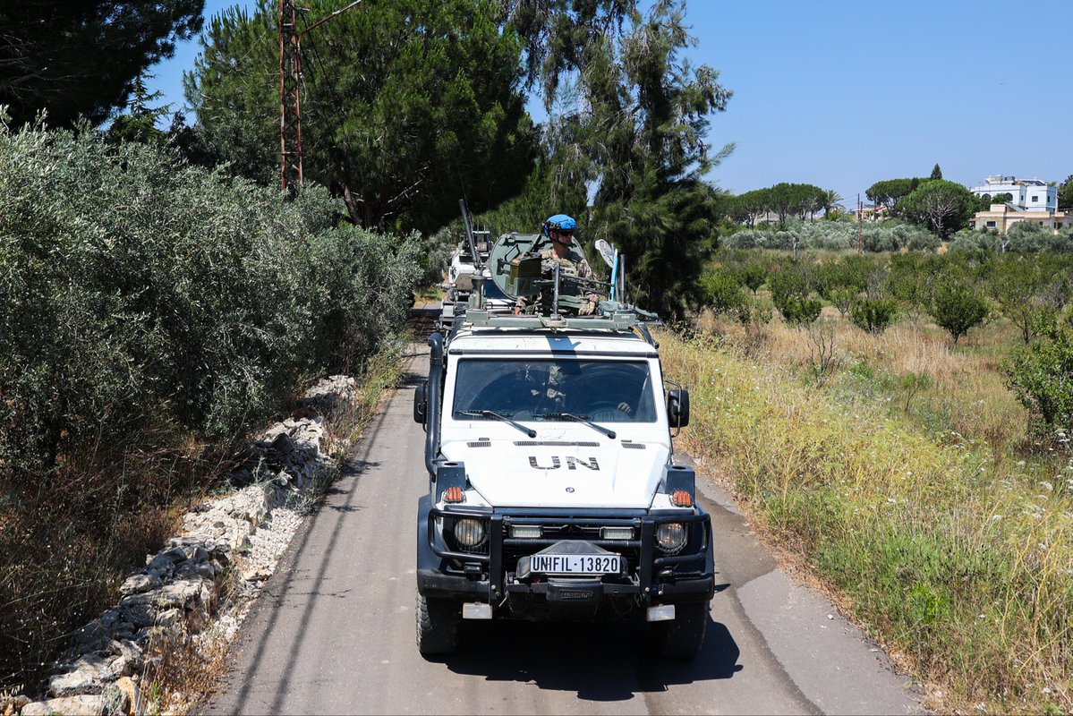 UNIFIL_'s tweet photo. The recent reduction in violence has allowed UNIFIL to gradually increase its operational activities across south Lebanon. As families begin returning to their villages, peacekeepers are expanding their presence to help consolidate the relative stability achieved in recent weeks. https://t.co/kKkvovLLi7