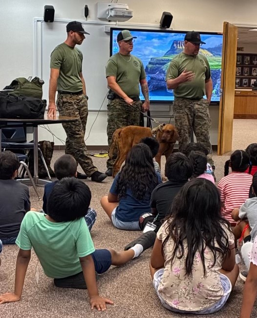 FL_Corrections's tweet photo. The Hardee CI K9 Team had a great time visiting the Summer Academy at Wauchula Elementary, giving students a behind-the-scenes look at how K9 Teams assist law enforcement agencies! 🐾

From tracking fleeing suspects to locating missing children or vulnerable adults, these highly trained K9s play a vital role in public safety every day.

Students also got an up-close look at the team's specialized equipment and enjoyed a live tracking demonstration by K9 Remi, making for an exciting and educational experience!