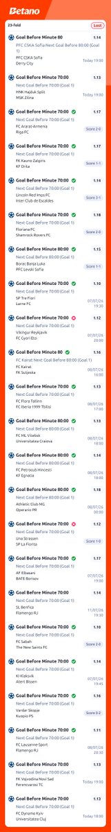 UchennaOgbonn17's tweet photo. Europe/Conference Qualifiers  🔥#Betano 
https://t.co/zBlBGUPLxH

Goal Before Minute 

Code: A5M4XQRL, RVU9CSPY

Play l Edit l Split ▶️

Goodluck to us 🥂 https://t.co/2UakqeauUz