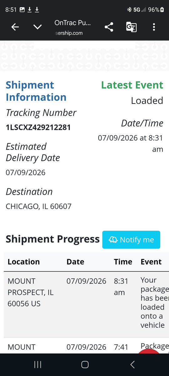 Faker1885686's tweet photo. @OnTrac_Shipping It's been sitting on a truck for days, so don't lie to me
 the item is already ruined in this heat. Fortunately, the vendor assured me it will never be shipped to me by you guys ever ever again? That's assuming I use them. Only stupid american privilege would use you as a carrier https://t.co/whinspjpeo