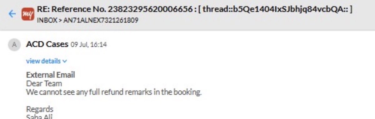 Sandeep99747864's tweet photo. @airindia Dear Team,
Thanks for the prompt response, agency is trying to connect with your team to get the things done and have shared mails &amp; awaiting fir the reply as they are still not getting the remarks , please refer https://t.co/a2H1YxzwoK