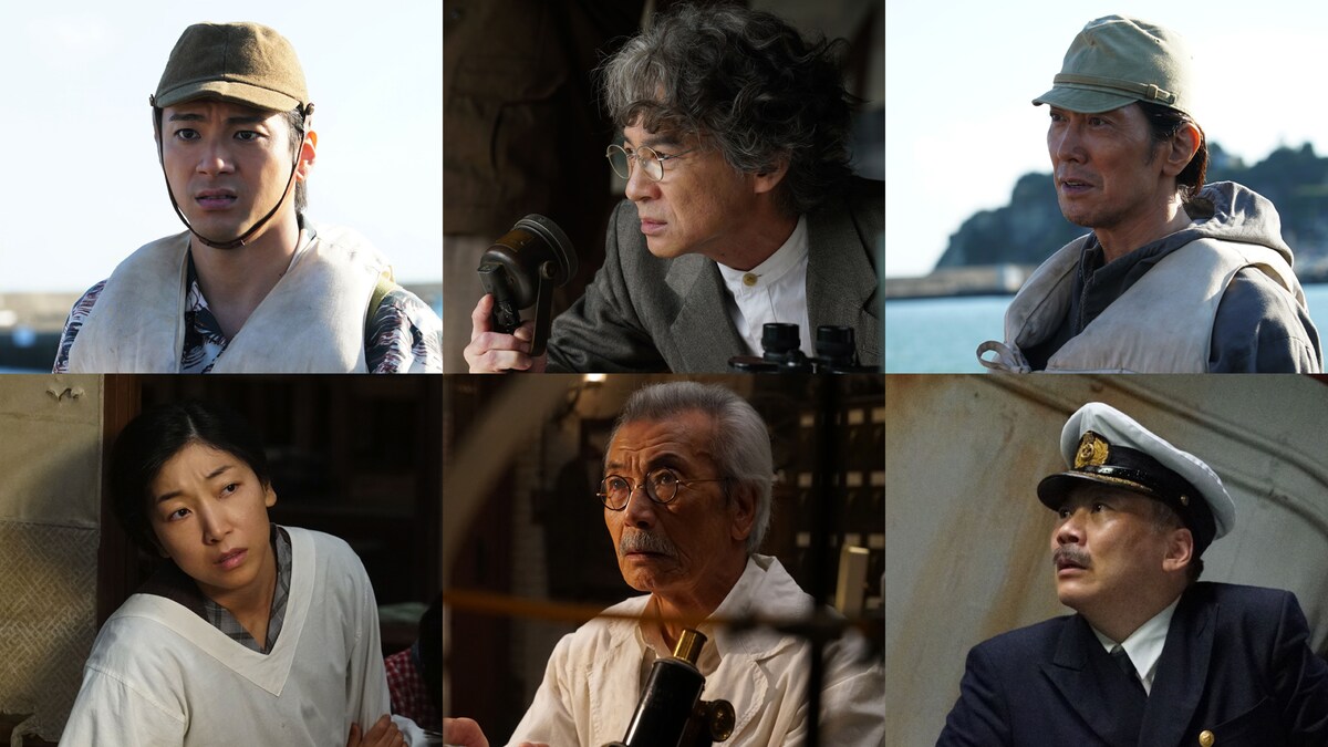 eiga_natalie's tweet photo. 「ゴジラ-0.0」吉岡秀隆、山田裕貴、佐々木蔵之介、安藤サクラ、田中美央が続投

田中泯が戦争で傷を負った生物学者役で新たに参加

▼特報映像・コメントはこちら
https://t.co/An6rt1itWQ

#ゴジラマイナスゼロ #ゴジラ https://t.co/N6zMFDFnWs