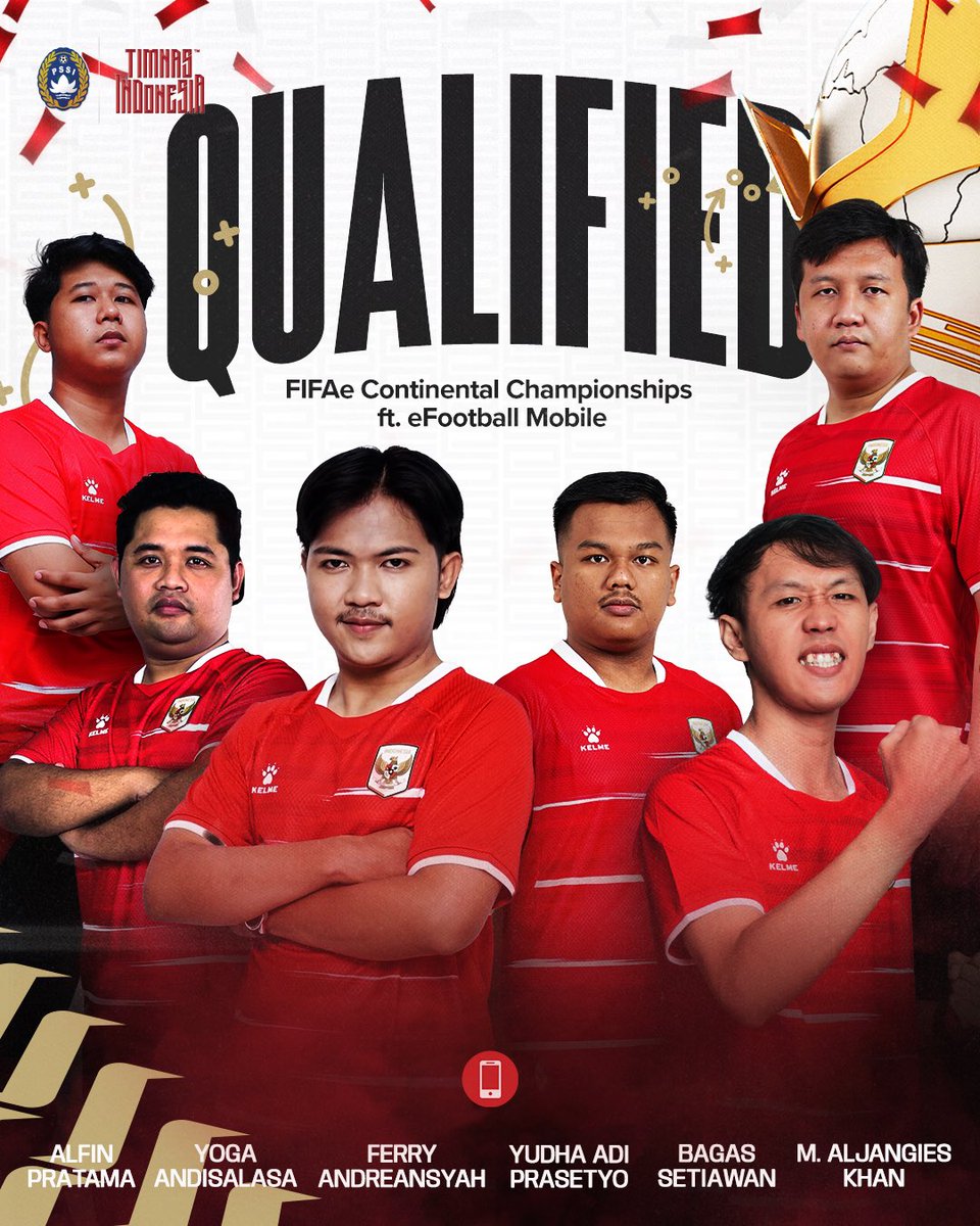 TimnasIndonesia's tweet photo. 🎉 𝐐𝐮𝐚𝐥𝐢𝐟𝐢𝐞𝐝 𝐭𝐨 𝐅𝐈𝐅𝐀𝐞 𝐂𝐨𝐧𝐭𝐢𝐧𝐞𝐧𝐭𝐚𝐥 𝐂𝐡𝐚𝐦𝐩𝐢𝐨𝐧𝐬𝐡𝐢𝐩𝐬 𝟐𝟎𝟐𝟔 📱

🏁 450 Consistency Points
⚽ 41 Total Goals Scored

𝐌𝐨𝐛𝐢𝐥𝐞 𝐓𝐞𝐚𝐦 menutup perjalanan di 𝗙𝗜𝗙𝗔𝗲 𝗡𝗮𝘁𝗶𝗼𝗻𝘀 𝗟𝗲𝗮𝗴𝘂𝗲 dengan finis di peringkat 5 dan membawa Garuda selangkah lebih dekat menuju 𝐅𝐈𝐅𝐀𝐞 𝐖𝐨𝐫𝐥𝐝 𝐂𝐮𝐩 𝟐𝟎𝟐𝟔 🦅

‣ #KitaGaruda ‣ #GarudaMendunia