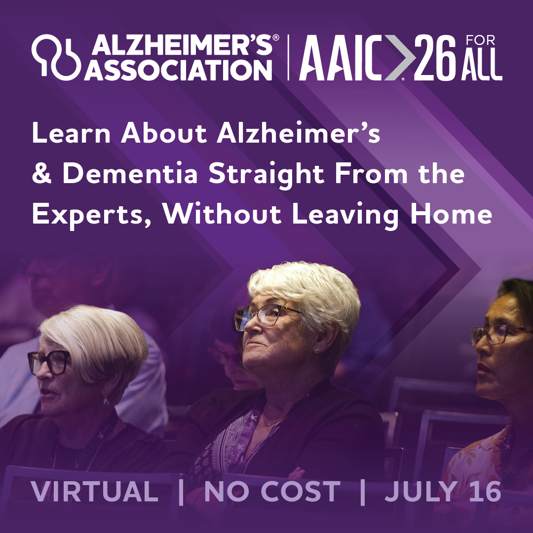 YoungNationALZ's tweet photo. Attend #AAICForAll online for a no-cost, virtual program that brings cutting-edge updates in dementia science to your home, making it easy to stay empowered and informed on the latest insights in the field. Read more and register: https://t.co/CemfVQcrKm. https://t.co/qYRDghJutP