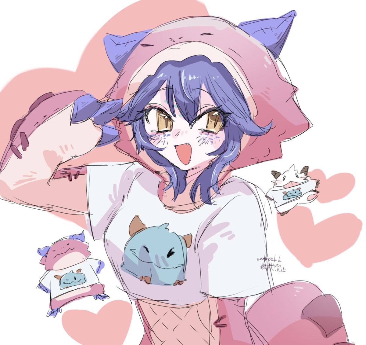 enkoekk's tweet photo. #TFT_1draw 
このスキンのポロTシャツが本当に好き👕 https://t.co/amjmVCwAyz