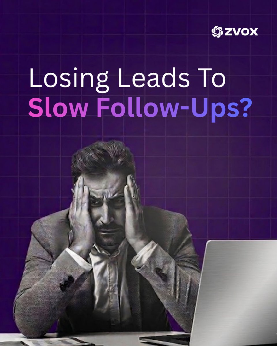 ZVoxAi's tweet photo. Protect your pipeline and close more deals without the stress.
ZVOX eliminates the lag entirely by ensuring your leads are engaged continuously.

Visit https://t.co/KtDay6SUpQ or email us at hello@zvox.ai to get started.

#Insurance #Outreach #ZVOX https://t.co/GCVZtKW6Qc
