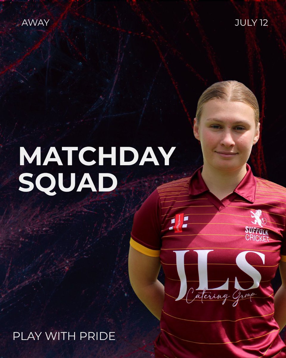 suffolkcricket's tweet photo. 🏏 MATCH DAY SQUAD 🏏
Our squad is set for the One Day Cup fixture on Sunday as we travel north to take on Northumberland.

Good luck to all of our players and coaches. Let's go, Suffolk! 💪

🆚 Northumberland 🏆 One Day Cup 📍 Away https://t.co/aunVvnZ5uo