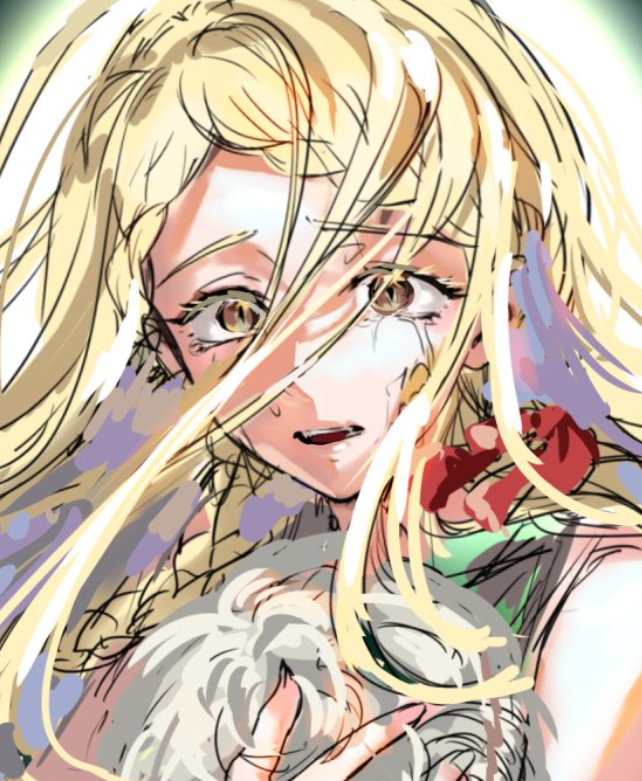 ten_nbr's tweet photo. そういえばヘビ年中に描こうと思ってたのに全然間に合わなかったしボツになったんだよなハルモニアちゃん https://t.co/I0lIsFkrL8
