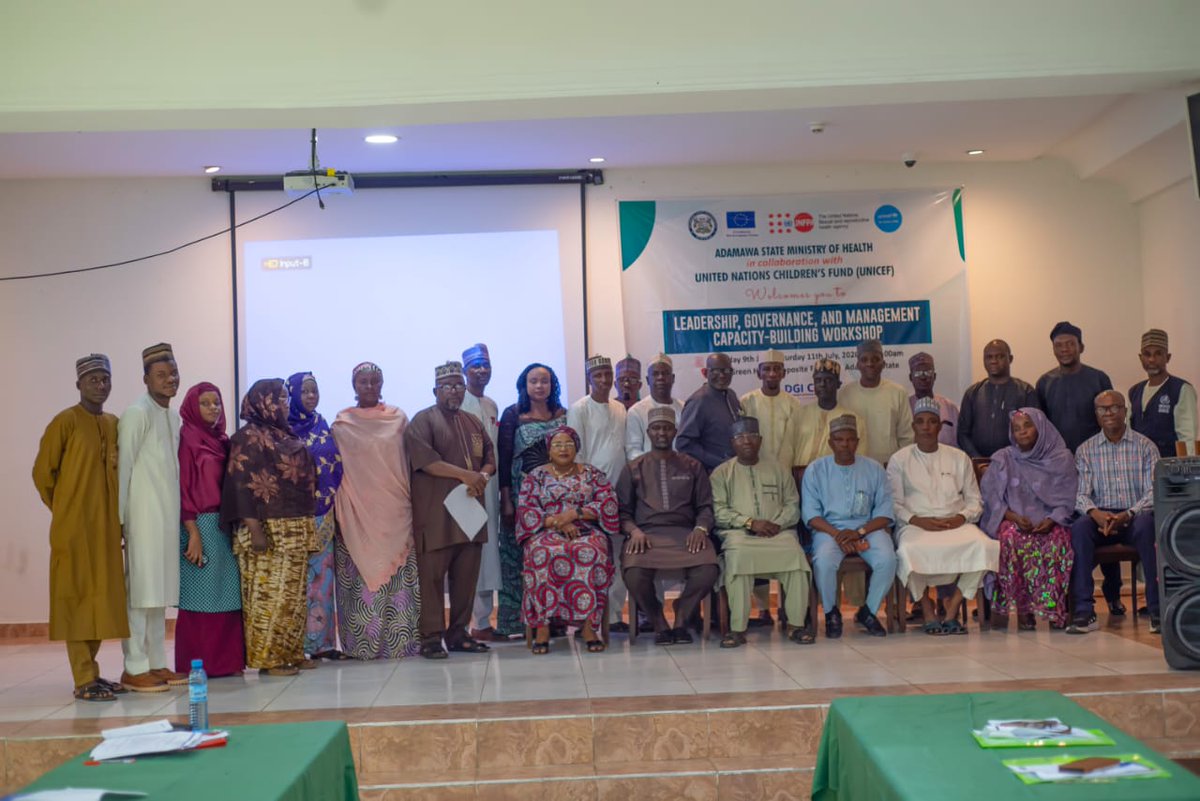 dgiconsult's tweet photo. We are in Adamawa State for a 3-day Technical Competency and Leadership Training focused on enhancing leadership, governance, and management capacities to strengthen RMNCAH+N and GBV programme implementation.

#RMNCAH #HealthSystems #Leadership #Governance #Adamawa #EUSARAH https://t.co/Y3VpxxpURl