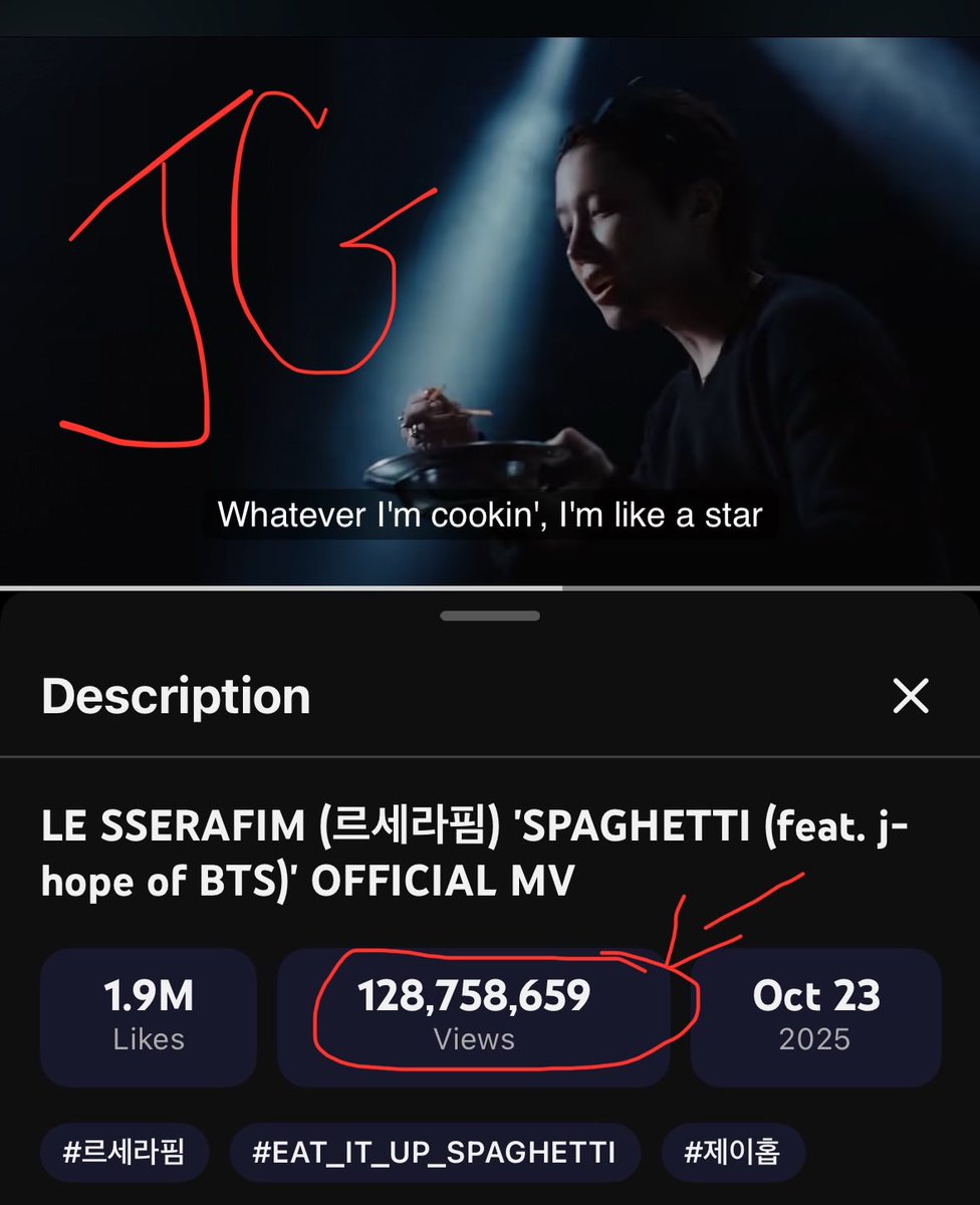 Jeneen7651's tweet photo. Keep making time for j-hope & YouTube ๐ฟ๏ธ
We are working towards more goals!๐ช
#jhope_NEURON #jhope_MORE #jhope_MONALISA #EAT_IT_UP_SPAGHETTI https://t.co/aCb2CRBB0j
