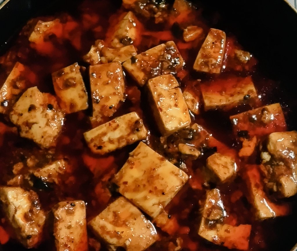 Riskdiversific1's tweet photo. 今日は晩御飯は麻婆豆腐🌶️

そして高い油買ったら、
ひき肉買い忘れた。🙄 https://t.co/A4c8HvSTVA